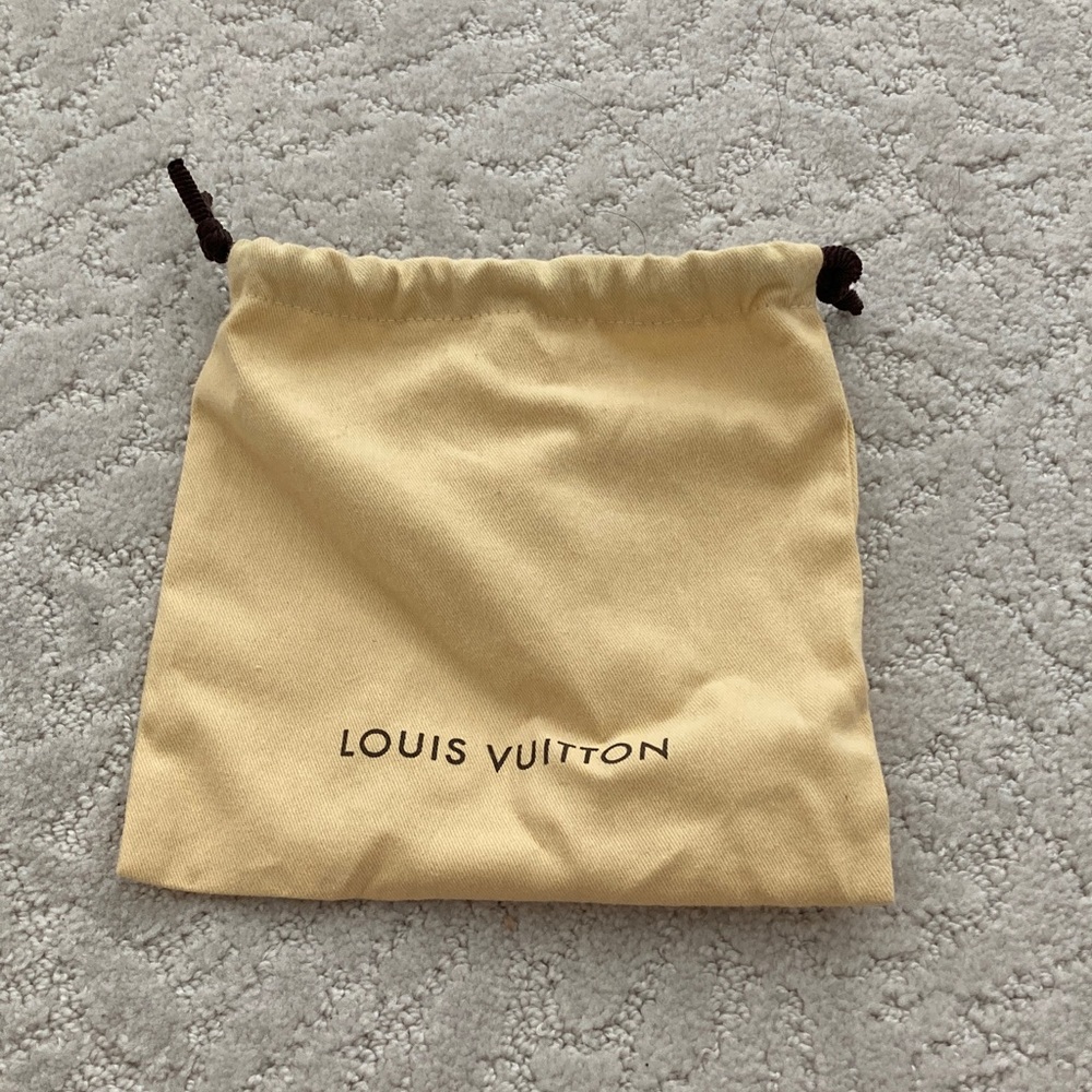 Louis Vuitton Tan Drawstring gift Bag